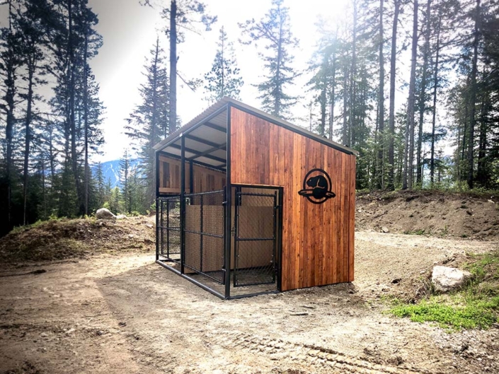 Double-Bay wood shed for Mt. Revelstoke National Park, Parks Canada